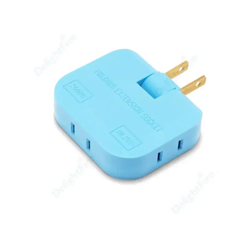 3 في 1 الولايات المتحدة محول القابس 180 درجة تدوير المقبس الأمريكية اليابان كندا تمديد محول طاقة مقبس كهربائي مخرج تيار متردد #4