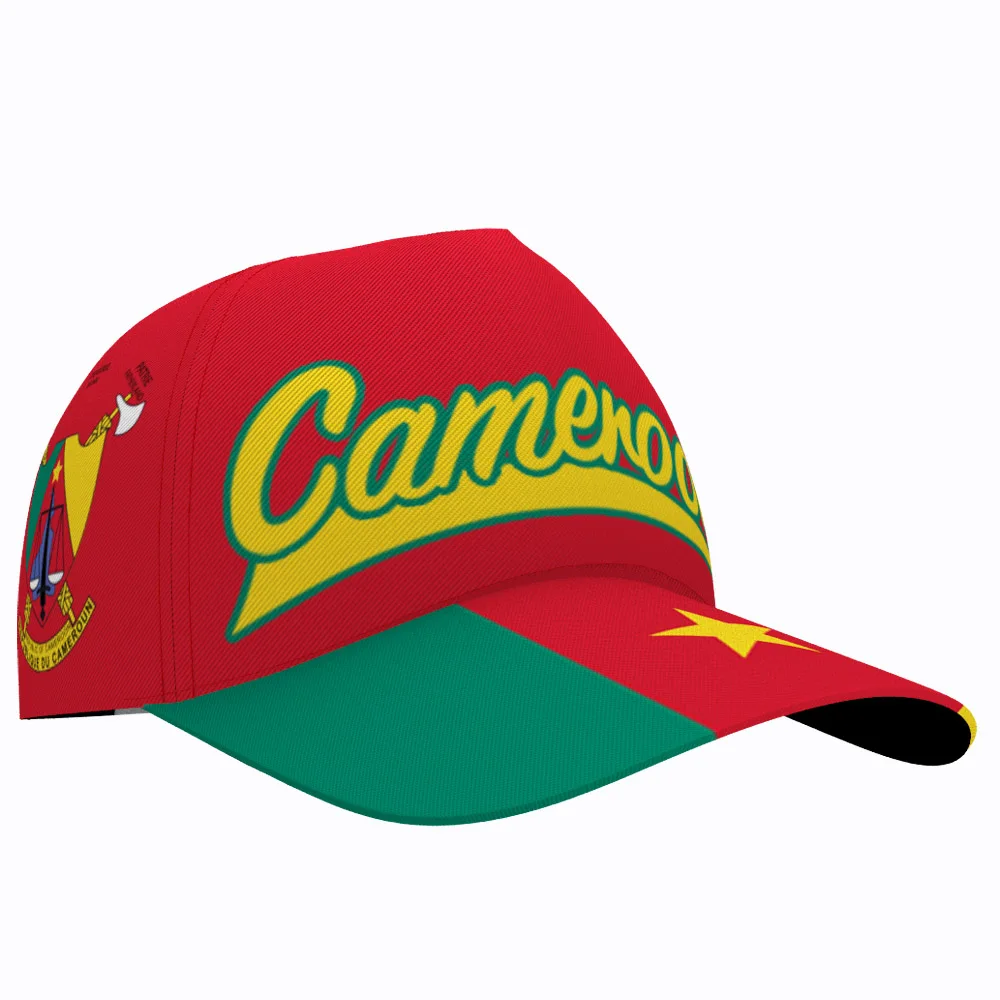 Cameroon Baseball Caps Custom Name Number Team Logo Hat Country French Cameroun Nation Cameroonian Flag Headgear