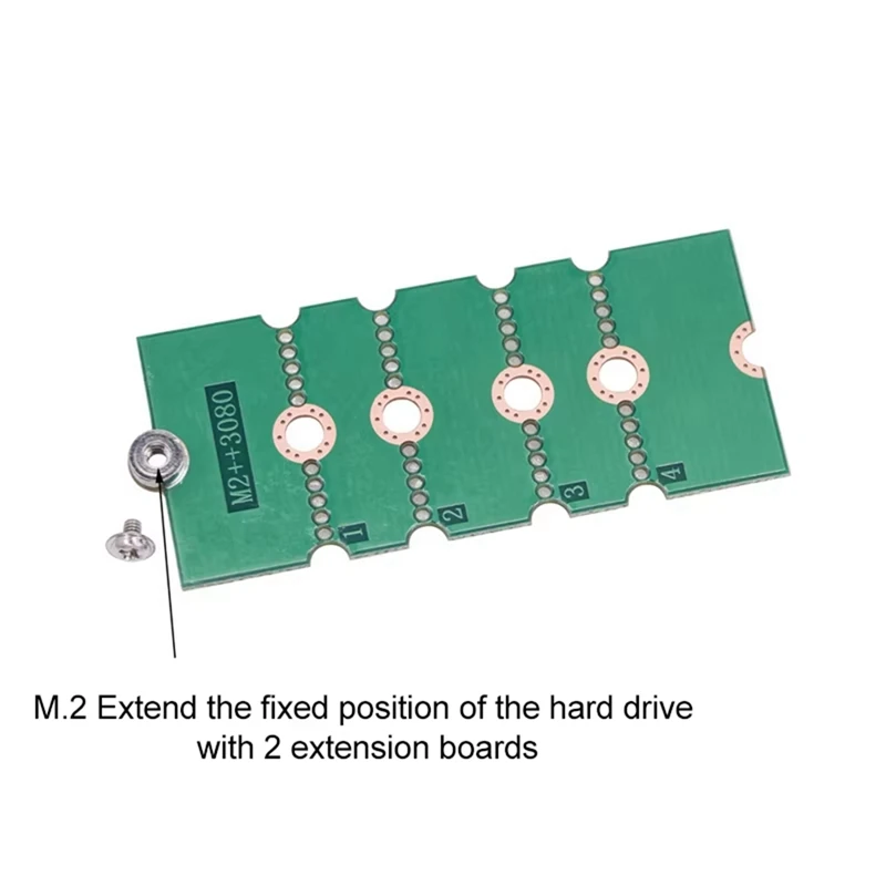 New-M.2 NGFF SSD Solid State Drive 2230 2242 2260 To 2280 Extension Bracket Transfer Card Adapter Board Convert Card