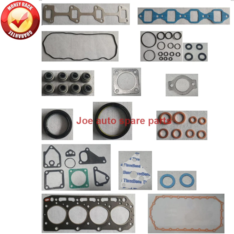 Engine Full gasket set kit for Yanmar engine : 4TNE78A 4TNE78 4D78 4D78E 4TN78E