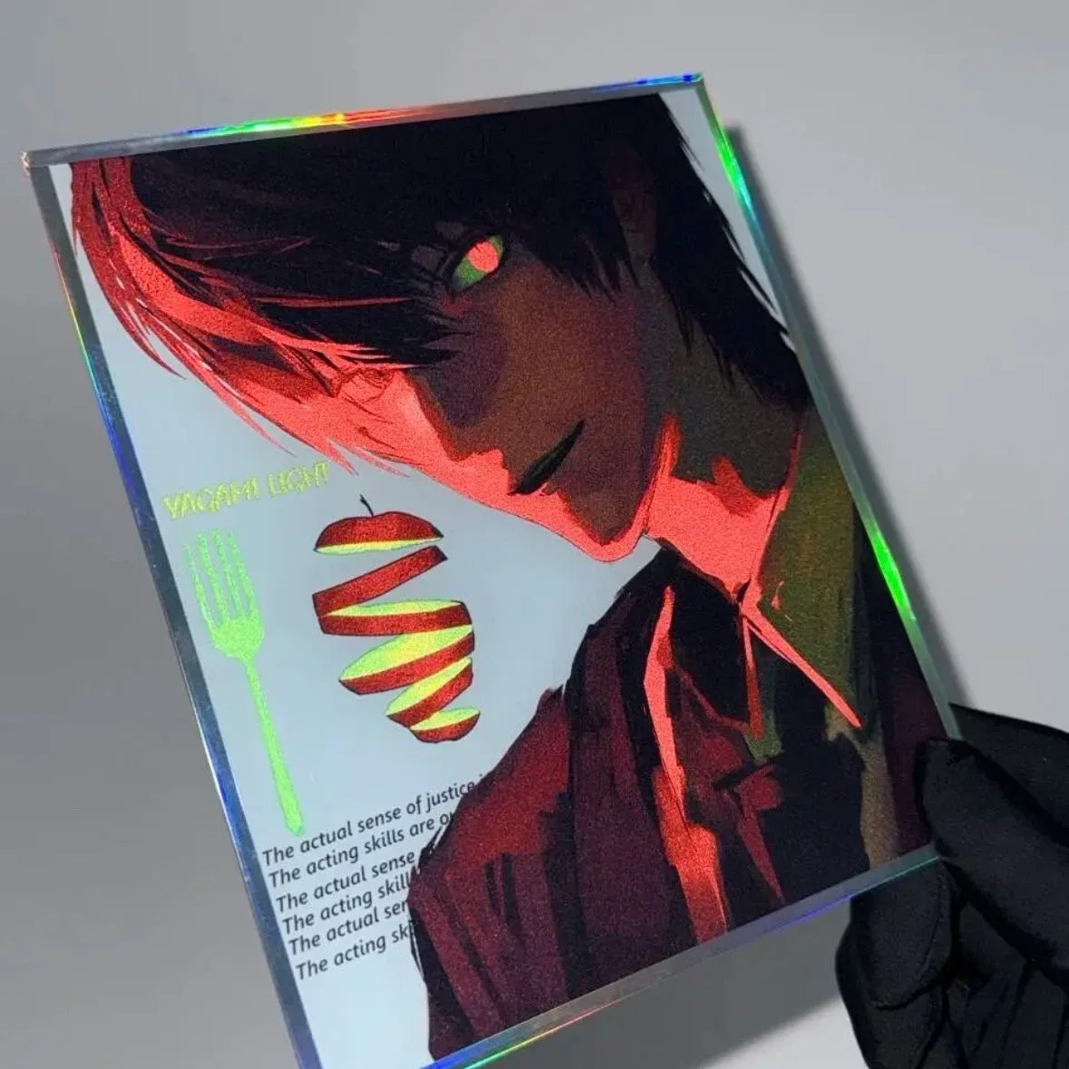 Anime Deathnote Yagami Light L.Lawliet Color Paper Card Cartoon Figure Card Photo Postcard Cosplay Accessories Desktop Ornament