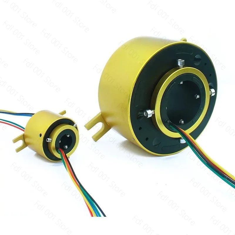 For Slip ring, via conductive slip ring, hollow collector ring, inner diameter conductive ring 246812-way rotary wire connector