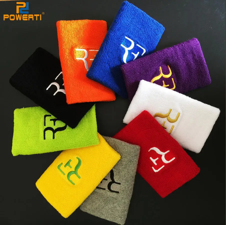 Polssport Katoenen Polsbandsteun 1 Stuks Band Bracers Zweet Handdoek Manchet Tennis Polsbeschermer Band Fitness Run Zweetband