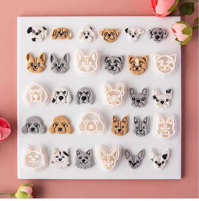 Dog Clay Cutter | Dogs Breeds Polymer Clay Cutters | Puppy Earrings Cutters | Pooch Clay Cutter | Jewellery Tools