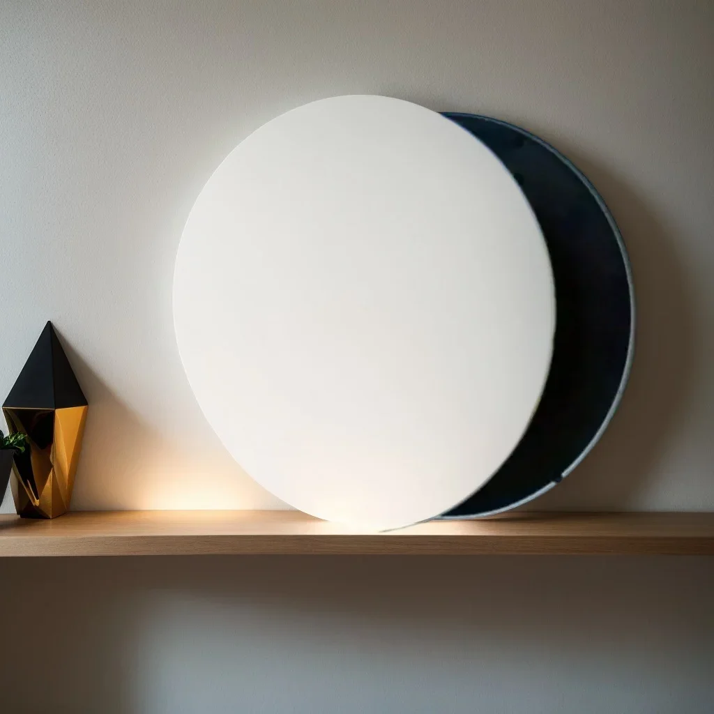 2 Espejos Redondos Convexos para Puntos Ciegos, Gran Angular, Ajustables 360°, Espejo Retrovisor de Seguridad Transparente