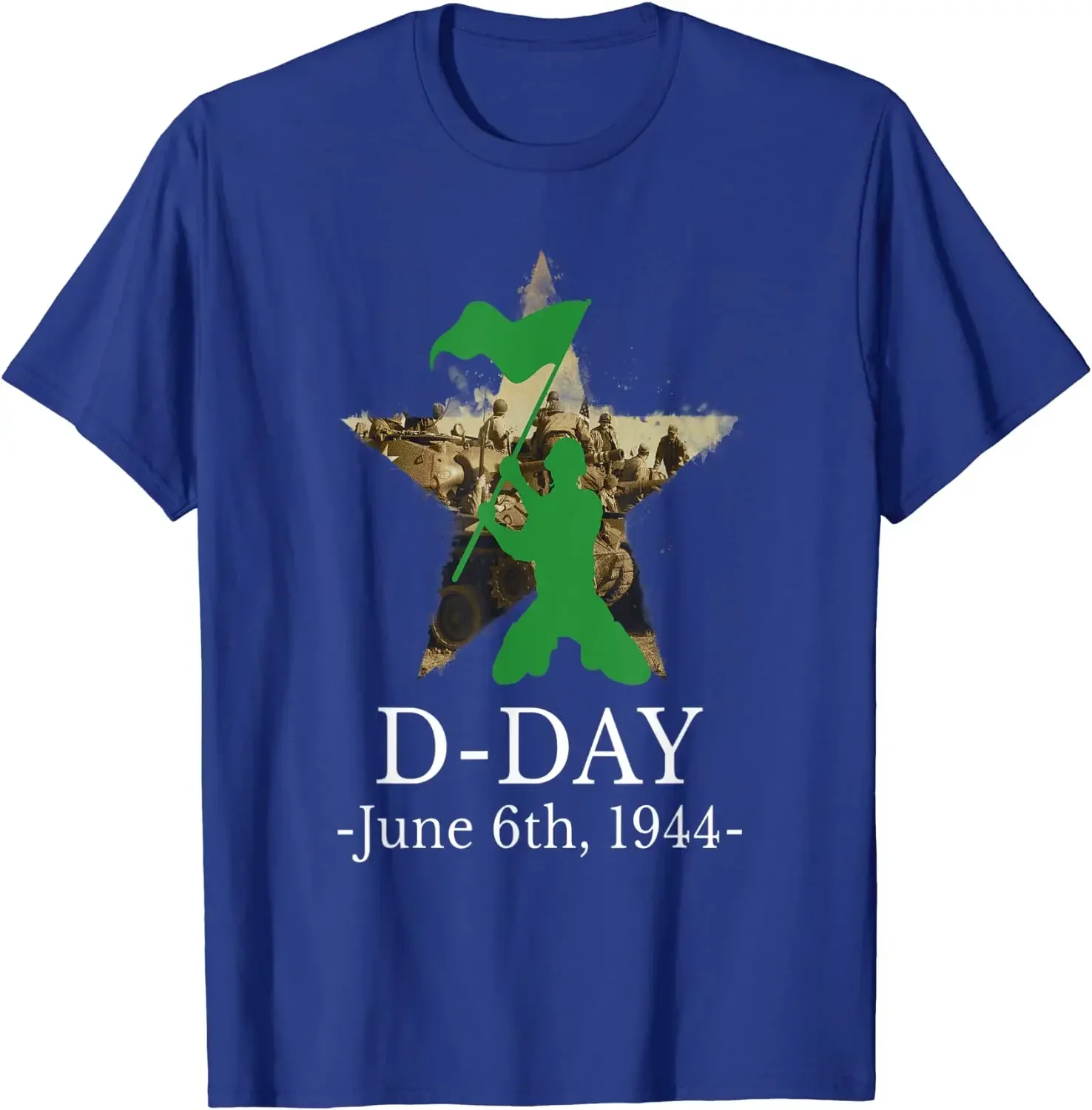 D-Day Normandy June 6th 1944 WW2 Men T-Shirt Short Sleeve Casual 100% Cotton O-Neck Summer Tees
