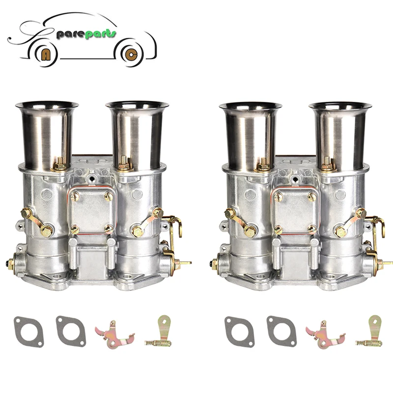 Weber 45 DCOE Carburetor 45DCOE For Solex 4 Cyl 6 Cyl V8 Engine Carby Assy Twin Choke 45mm X2PCS view 2