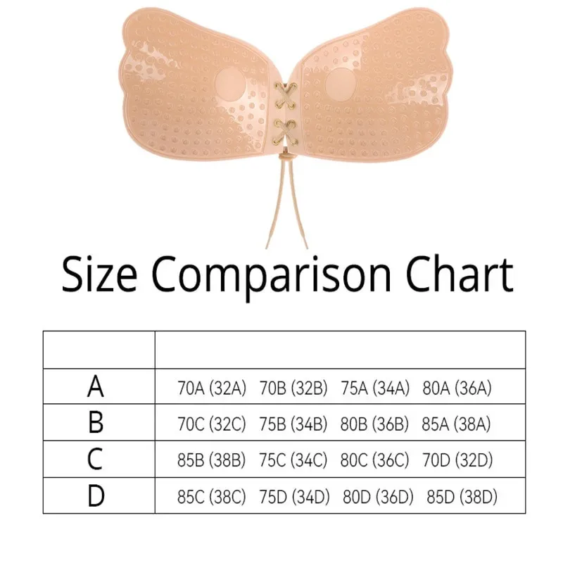 Pull Rope Gathered Breast Patch Invisible Bra With Anti Protruding Point Breast Patch Wedding Dress Underwear