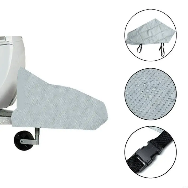 

R53D Универсальный водонепроницаемый караваны буксируют черная крышка для сцепления с подключением.