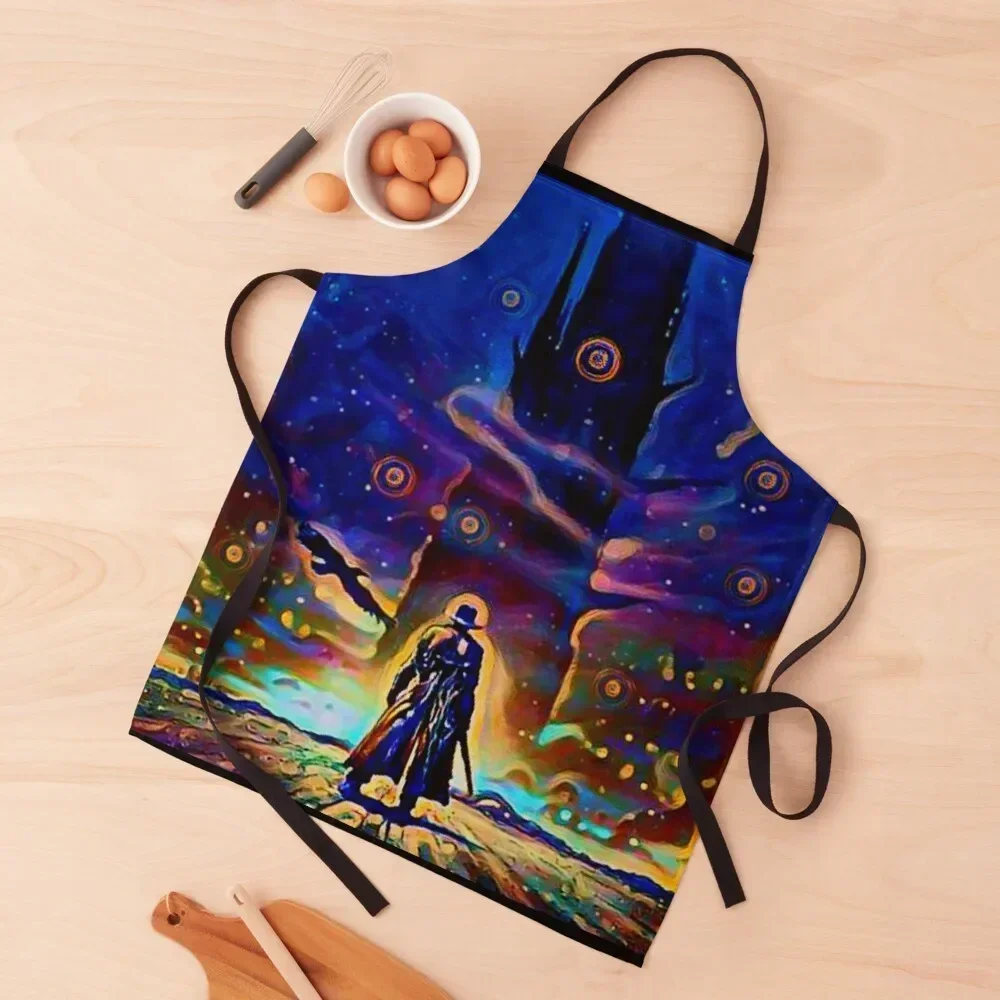 

The Dark Tower Gunslinger, Stephen King Fan Apron Chef Uniform christmas Woman Kitchen For Woman Apron