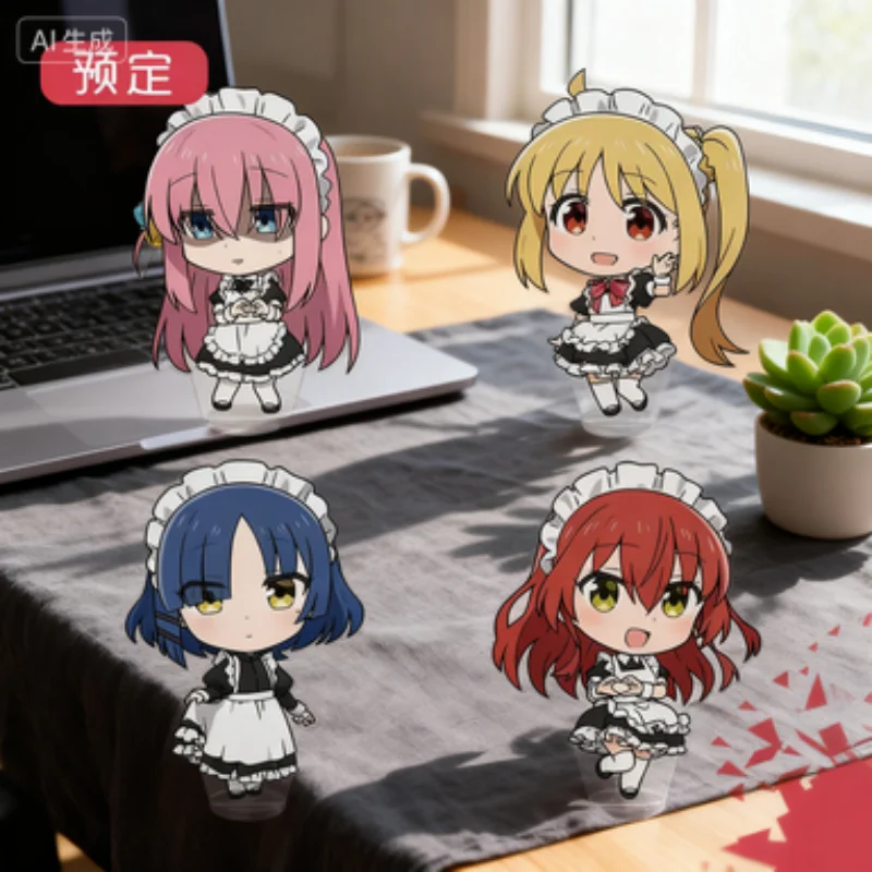 Anime BOCCHI THE ROCK Accessories Gotoh Hitori Yamada Ryo Cosplay Animation Peripheral  Acrylic Stand Model Plate Gift 10CM