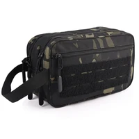 Neceser táctico para higiene al aire libre, herramienta de ducha de viaje impermeable, bolsa Molle, Kit de afeitado para hombre, bolsa de cosméticos de maquillaje