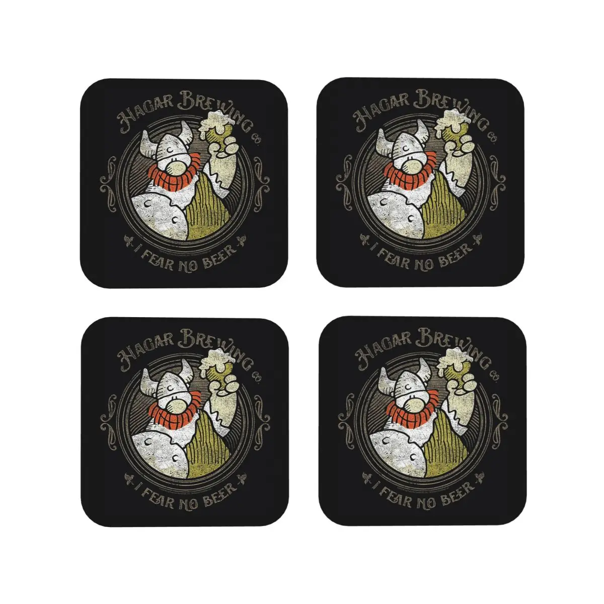 

Hagar The Horrible Viking Hagar Brewing Sarah Axelsson Прозрачные подставки Кухонные салфетки Изоляционные коврики для чашек кофе