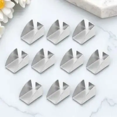 

10 Pcs Cabinet Shelving Clips File Support Shelf Bookcase Brackets for Shelves Metal Pegs