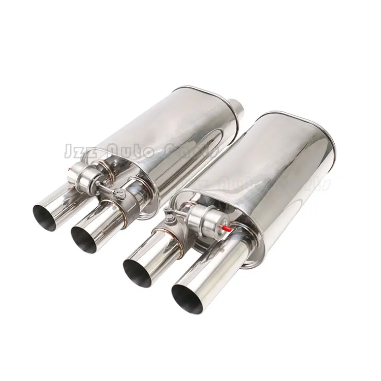 

Equipment Smart Library Auto Parts Universal Exhaust Mufflers With Valves 2.5" Inlet/outlet Dual Exits Cutout Stainless Steel Si