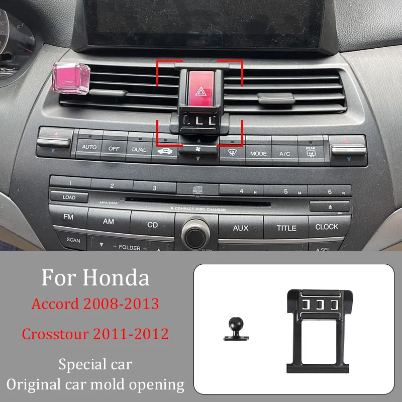 

For Honda Crosstour 11-12 Car Infrared Induction Mobile Phone Wireless Charging Bracket DIY Custom Pattern Navigation Bracket