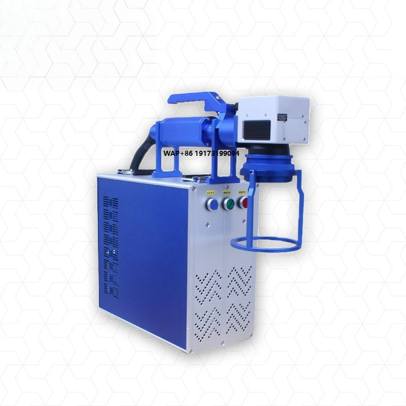 Portable Fiber Marking Machine 20w 30w 50w Metal Small 3d Printer 4 Axis Marker for Sale
