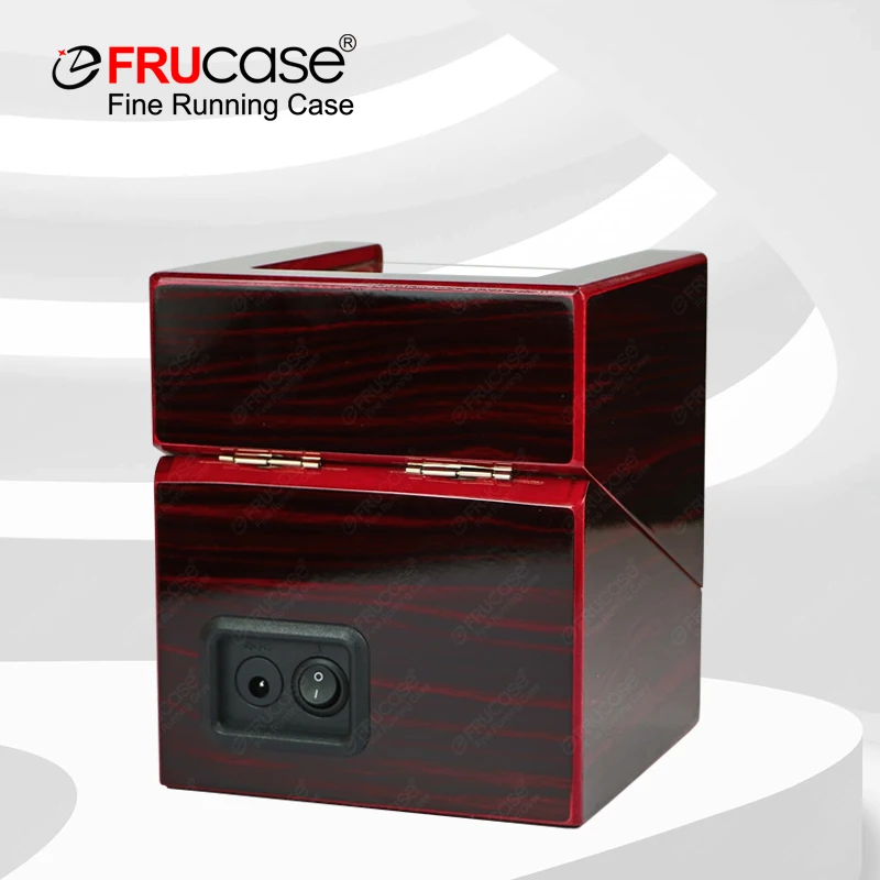 FRUCASE ملفاف ساعة متعدد الألوان للساعات الأوتوماتيكية صندوق ساعة كابل USB مع خيار البطارية 1 + 0/2 + 0