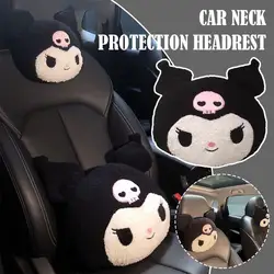 Cojín de reposacabezas de protección para el cuello del coche, soporte Lumbar, almohada de protección para el cuello, accesorios interiores de coche de estilo celebridad en línea