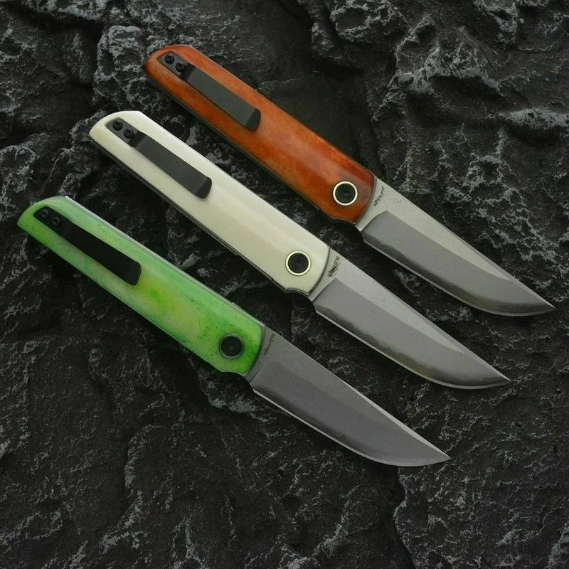 

Trskt SKD-11 Folding Knife Ball Bearing Pocket Knife edc multitool knives utility Daily life at home outdoor bushcraft knife