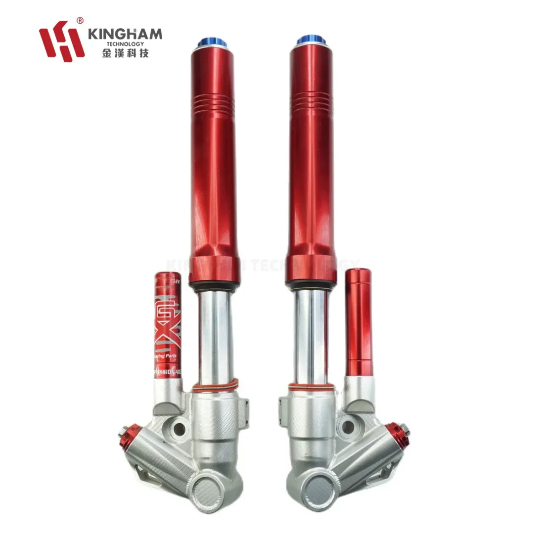 KINGHAM Adjustable Front Shock Absorber for HO NDA Motorcycle Shock Absorbers Aluminum Motorcycle Accessories OEM ODM