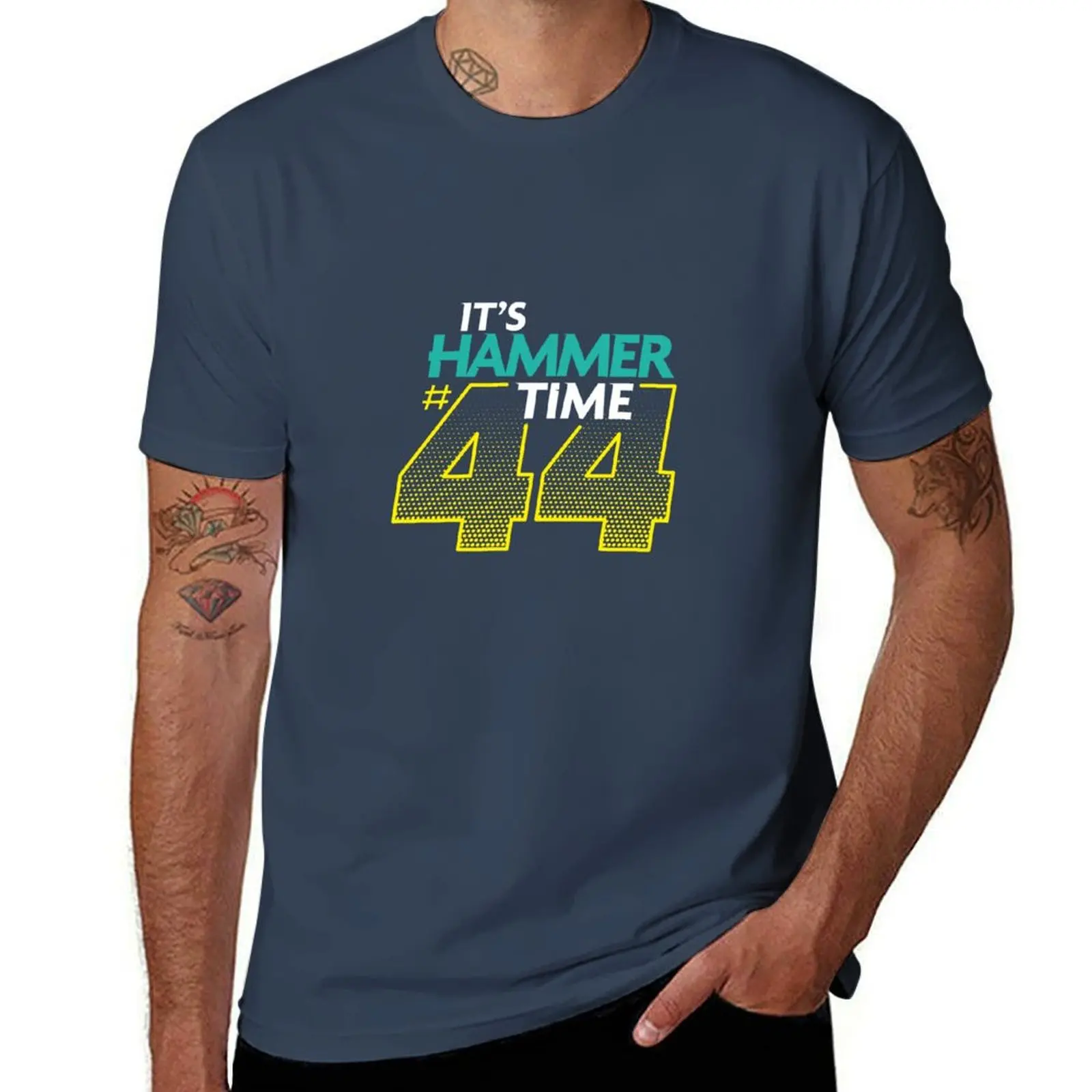 Its Hammer Time 44 - Yellow Design T-Shirt Personalized t-shirt Luxury man mens designer clothes