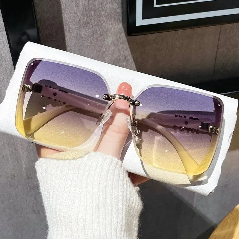 Ins Fashion Brand Square Sunglasses Women Luxury Desig Sun Glasses Ladies Vintage Trendy Driving Eyeglasses Gafas De Sol