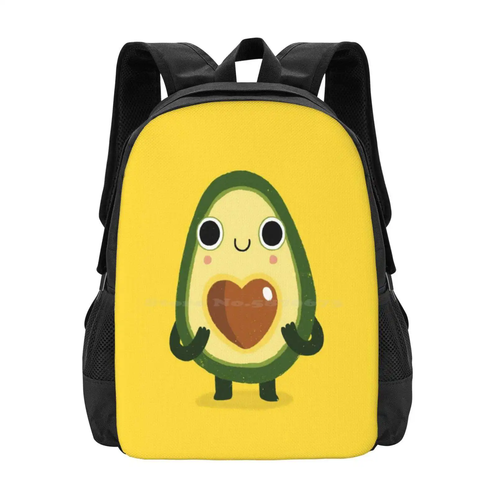 

Luvocado Hot Sale Schoolbag Backpack Fashion Bags Avocado Food Cute Character Kawaii Fruit Tasty Dinomike