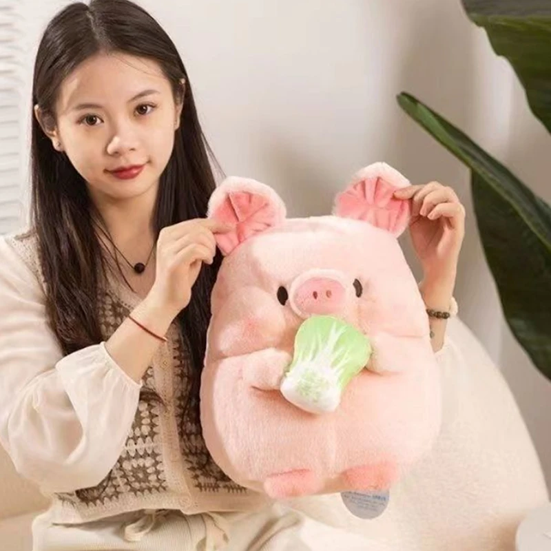 น่ารักการ์ตูนกะหล่ําปลีหมูแครอทกระต่ายสุนัข Soft Plush ของเล่นตุ๊กตายัดไส้ตุ๊กตาหมอนตกแต่งคริสต์มาสเด็กของขวัญวันเกิด