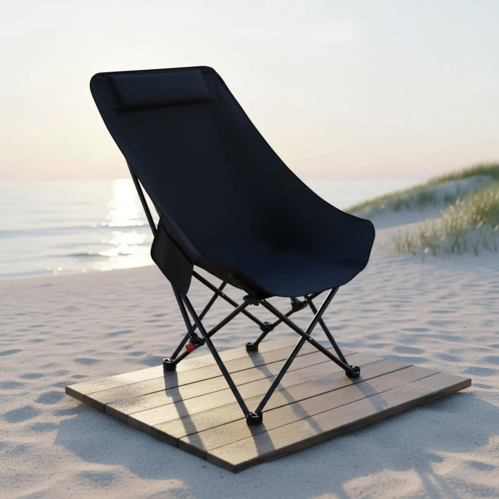 Moon Chair Replacement Material Long-Lasting Folding Chair Seat Replacement Furniture Accessory Easy to Install Breathable