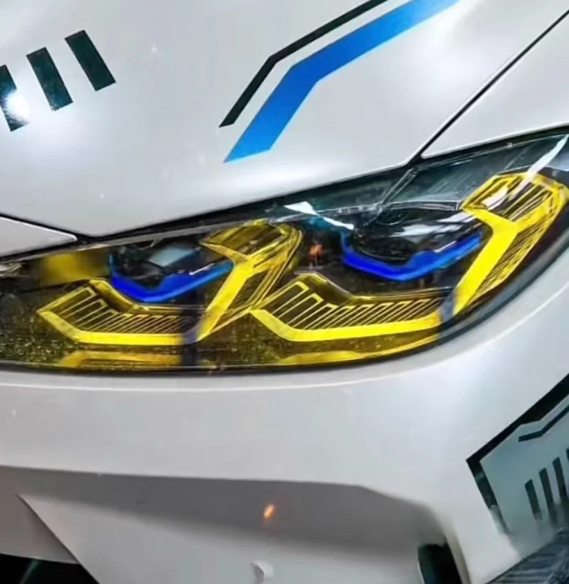 

For CSL Yellow Car Daytime Running Light DRL LED Modules Board Set for BMW M3 G80 M4 G82 G83 Laserlight Euro 2021+