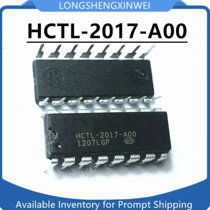 1PCS New HCTL-2017-A00 HCTL-2017 DIP-16 Original Orthogonal Decoder/Counter Interface Chip IC in Stock