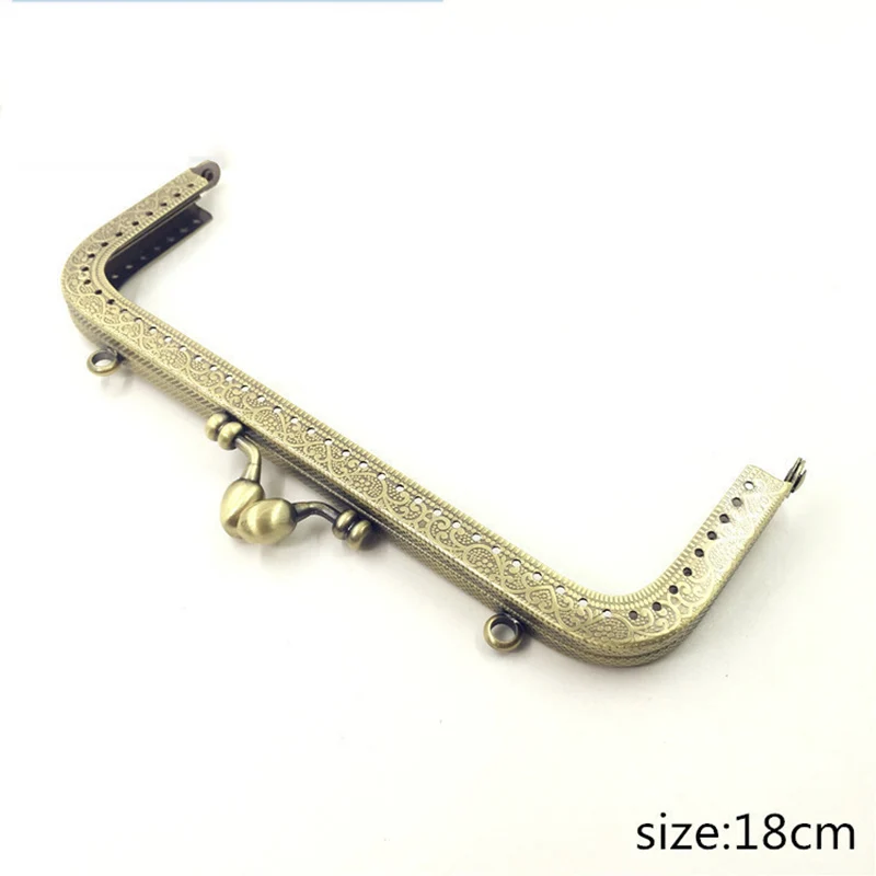 10pcs 8.5-25cm Clutch Purse Frame Handle Coins Bags Part Metal Kiss Clasp Lock  Handbags Accessories