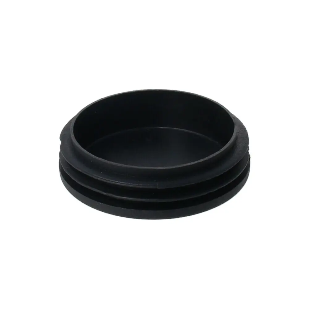 24pcs Round Tubing Plastic Plug Tube End Cover Cap Post Pipe Fence Chair Black