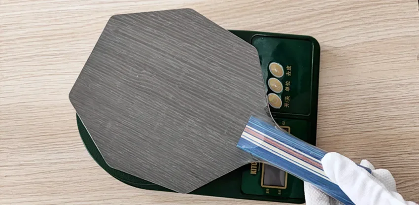 Cybershape Carbon Base Tischtennisschläger Ping-Pong-Paddel Offensive Curve Handgefertigter FL/CS Tischtennisschläger für den Wettbewerb – Detail 8
