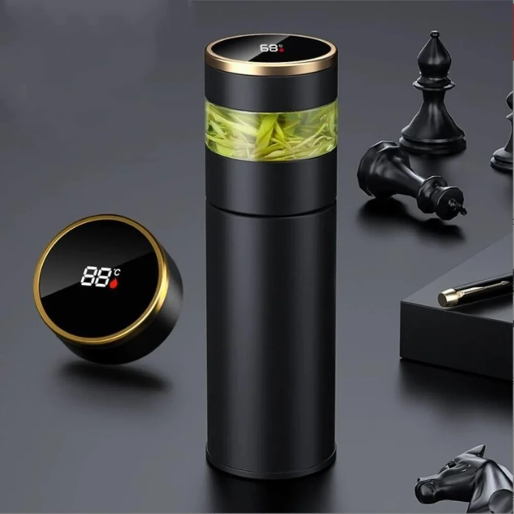 LED Smart Temperature Tea Thermos 1