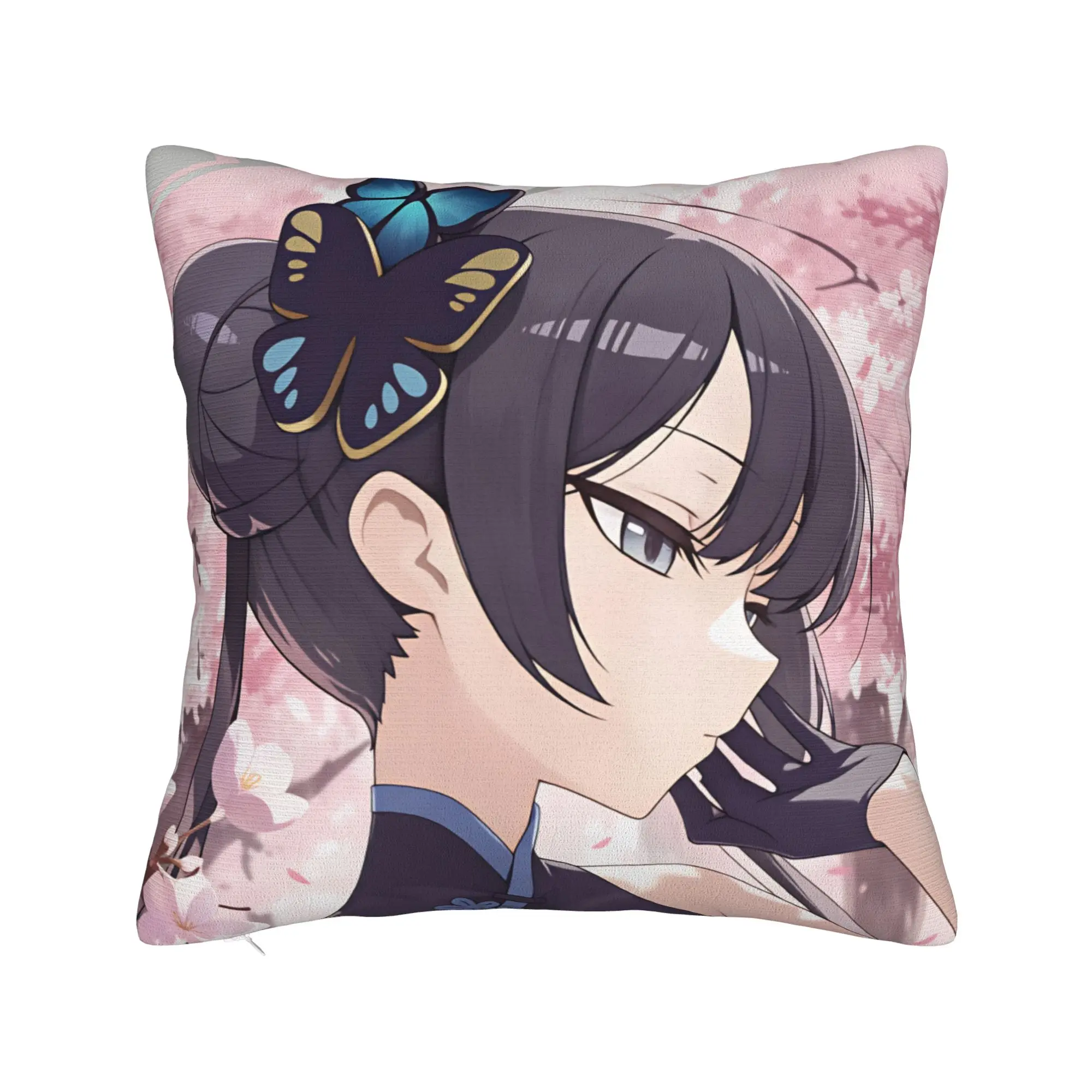 Pillow Case Blue Archive Ryuuge Kisaki Custom  Pillow Cover For Sofa Home Decoration Funny Pillowcases