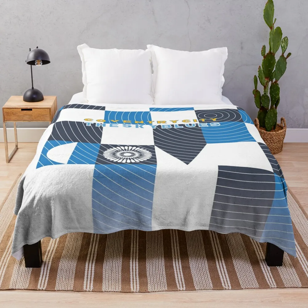 Coventry City - The Sky Blues Throw Blanket Soft Big Blanket For Sofa Quilt Blanket Sofa Quilt