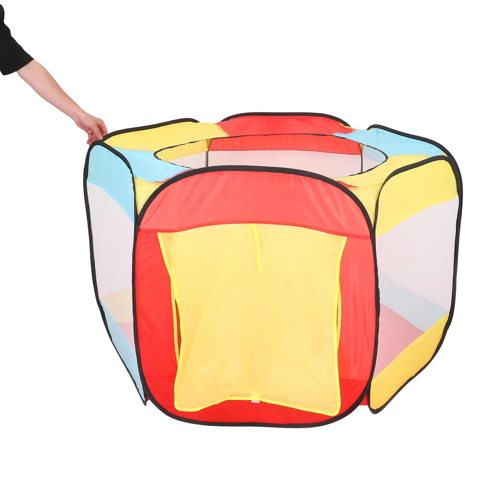 Foldable Mesh Ball Pit Playhouse Pop Up Playpen for Toddlers Boys Girls Breathable Indoor Outdoor Play Tent Kids Tent Indoor