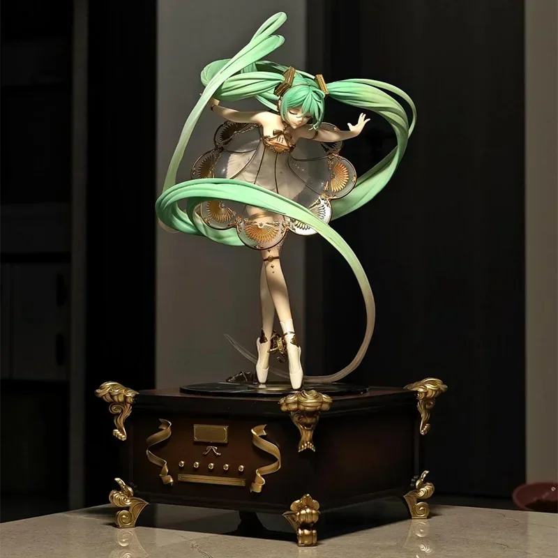 Hatsune Miku Singer Series Symphony 5th Anniversary Ver Ballet Girl Phonograph Action Figure Collectible Model Toy Birthday Gift