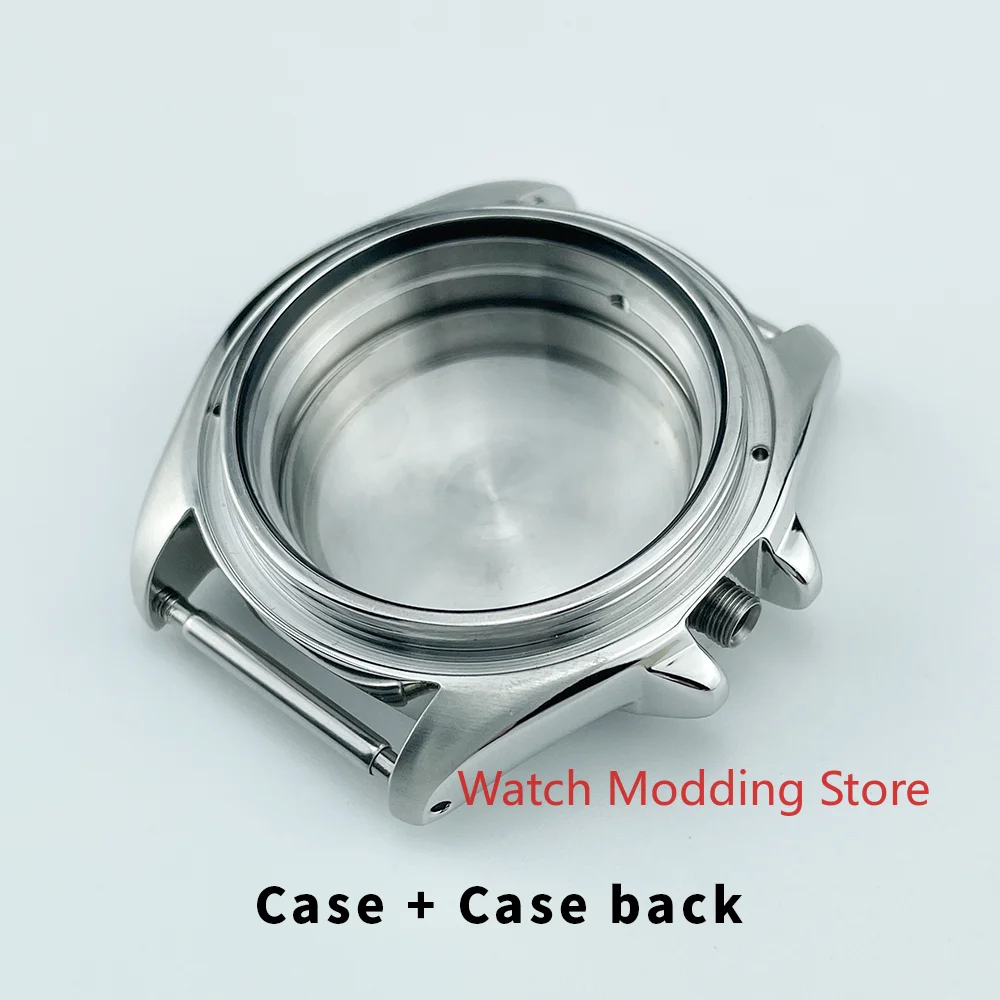 HQ 42mm SKX007/SRPD SKX Compatible 300M Waterproof Watch Case Mod Parts Silver Case Back 316L Stainless Steel Crown at 3