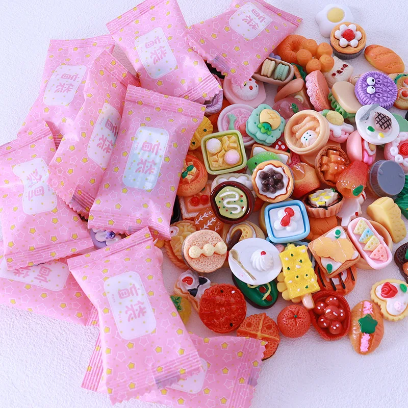 

5/20/40pcs Mini Food Beverage Accessories Mini supermarket Decoration Creative Party Blind Bag Children's Toy Gifts