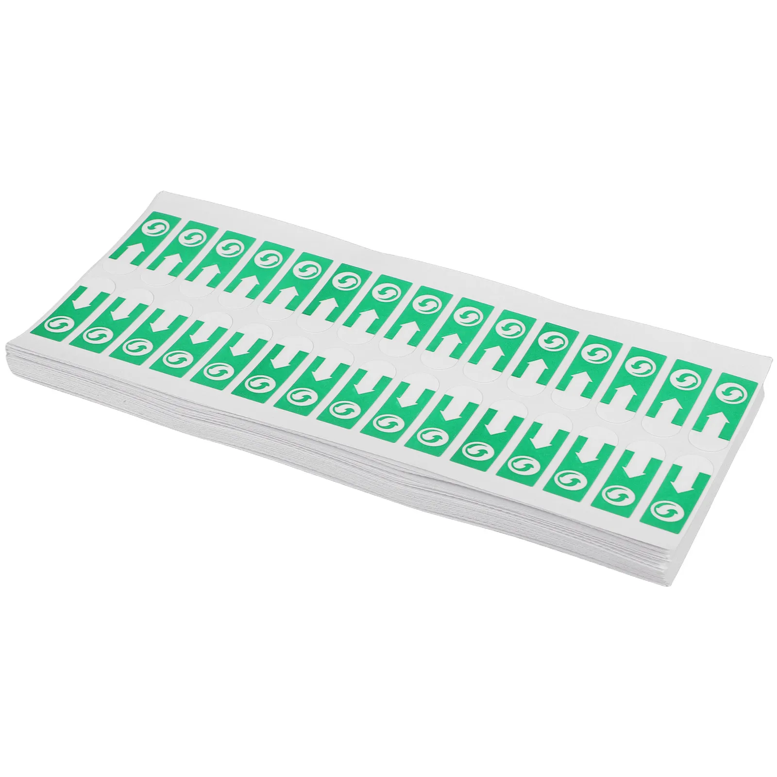 1000Pcs Direction Arrow Sticker Labels Bag Sealing Garbage Bags Envelope Opening Indicator Removable Non Residue Adhesive Easy