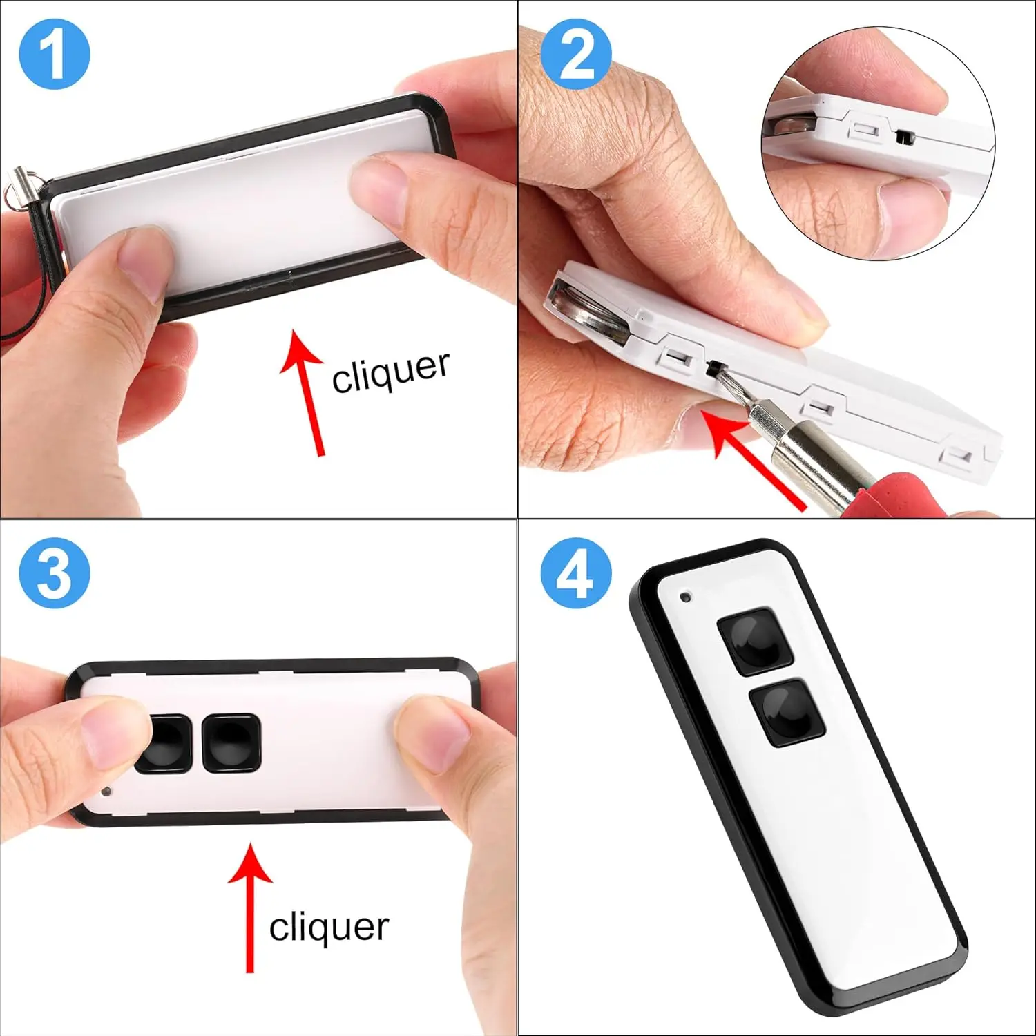 جهاز تحكم عن بعد لباب المرآب 433.92 ميجا هرتز لـ Novoferm Novotron 502 MAX43-2 Novotron 512 MIX43-2 Mini-Novotron 522 Mini-Novotron 524