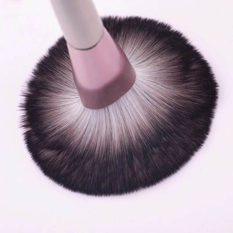 Juego de 9 brochas de maquillaje para pudín de uva, brocha suave portátil para sombra de ojos, brocha para polvo en forma de lengua, herramientas de belleza