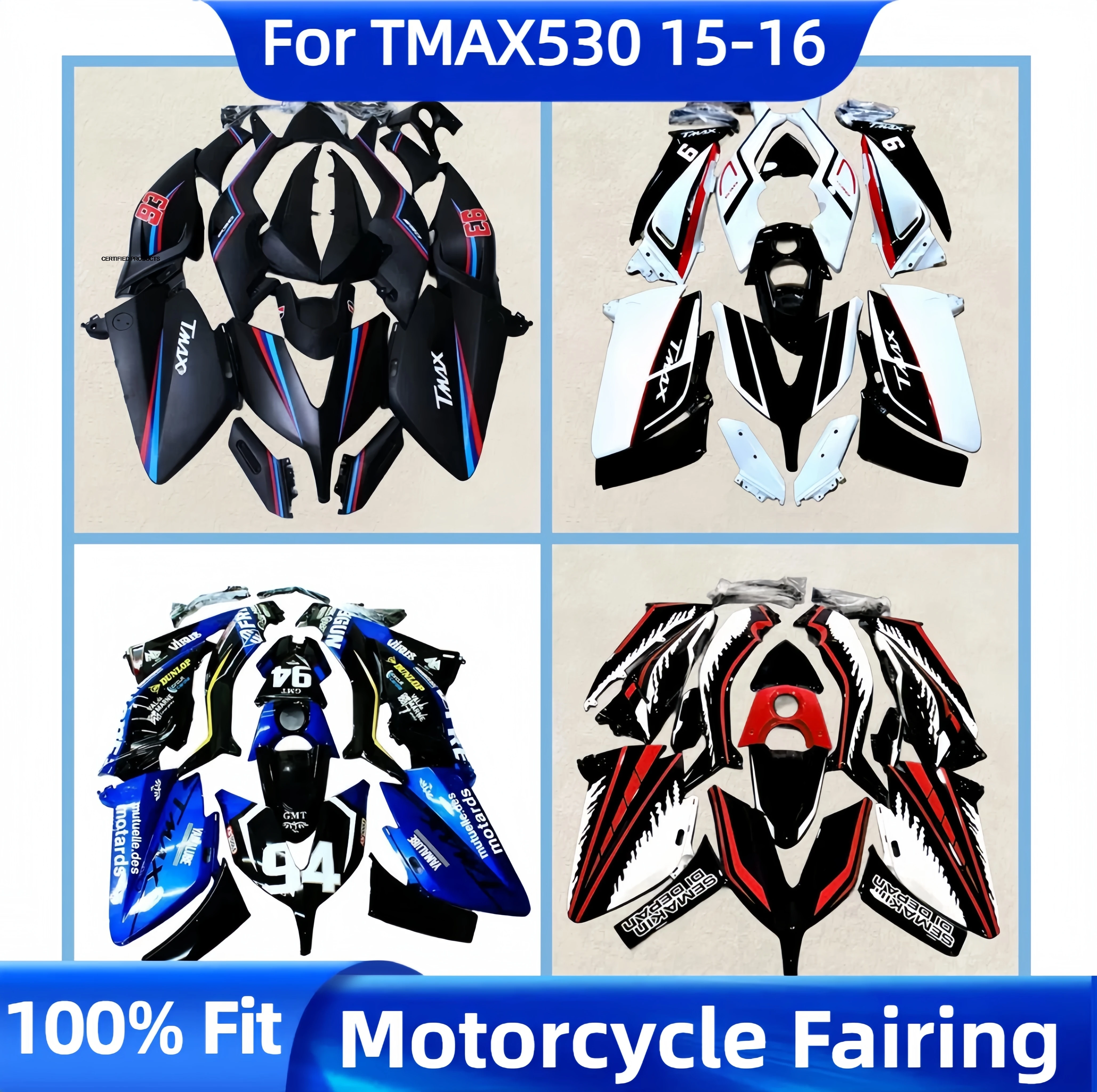 New New ABS Fairings Kit Fit For YAMAHA T-MAX530 2015 2016 15 16 TMAX 530 Bodywork Set Custom