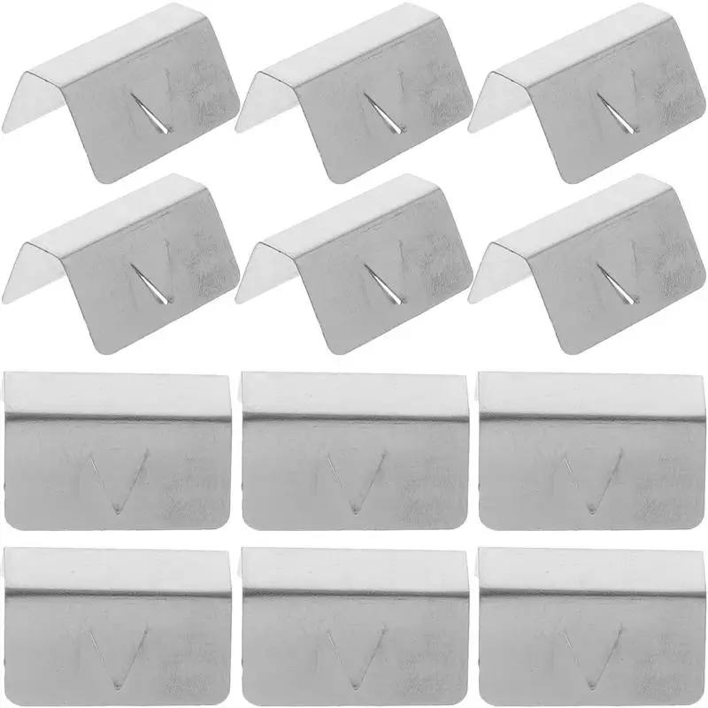 

12Pcs automotive windshield clamp Window Visor Deflector Clips Channel Retaining Rain Clip Gutter Securing Fixing metal fastener