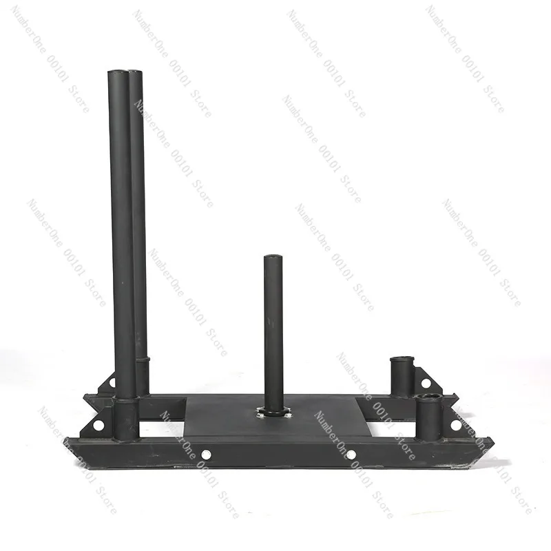 Weighted Fitness Sled Cart Square Frame Push Pull Strength Training Equipment Resistance Power Workout Heavy Duty Gym