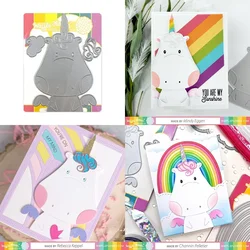 2023 July New Be a Unicorn Metal Cutting Dies For DIY Craft Making Paper Greeting Card Scrapbooking
