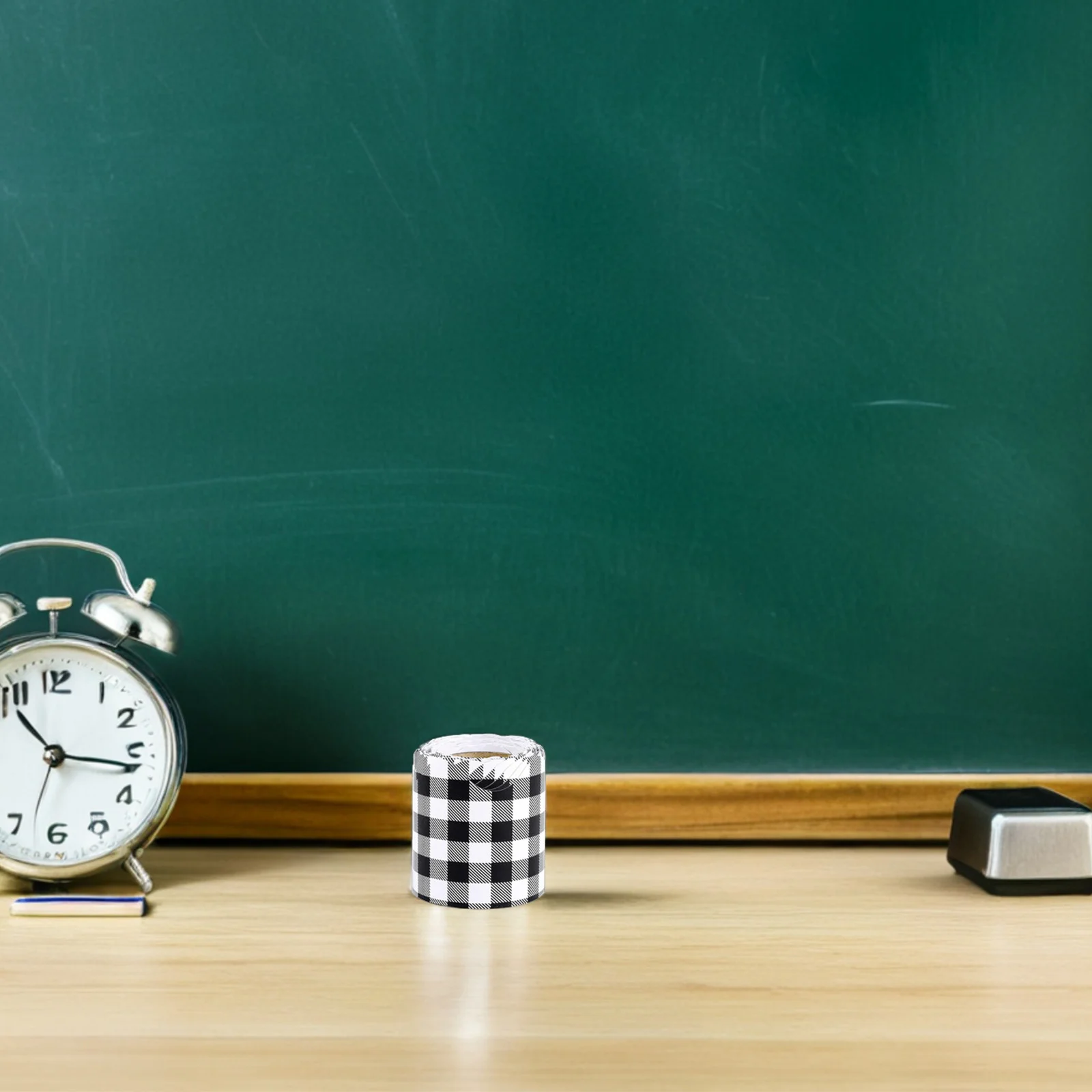 2 لفات أسود أبيض متقلب لوحة الإعلانات الحدود صدفي قشر عصا الفصول الدراسية مكتب تقليم لاصقة تزيين مقاوم للماء #6